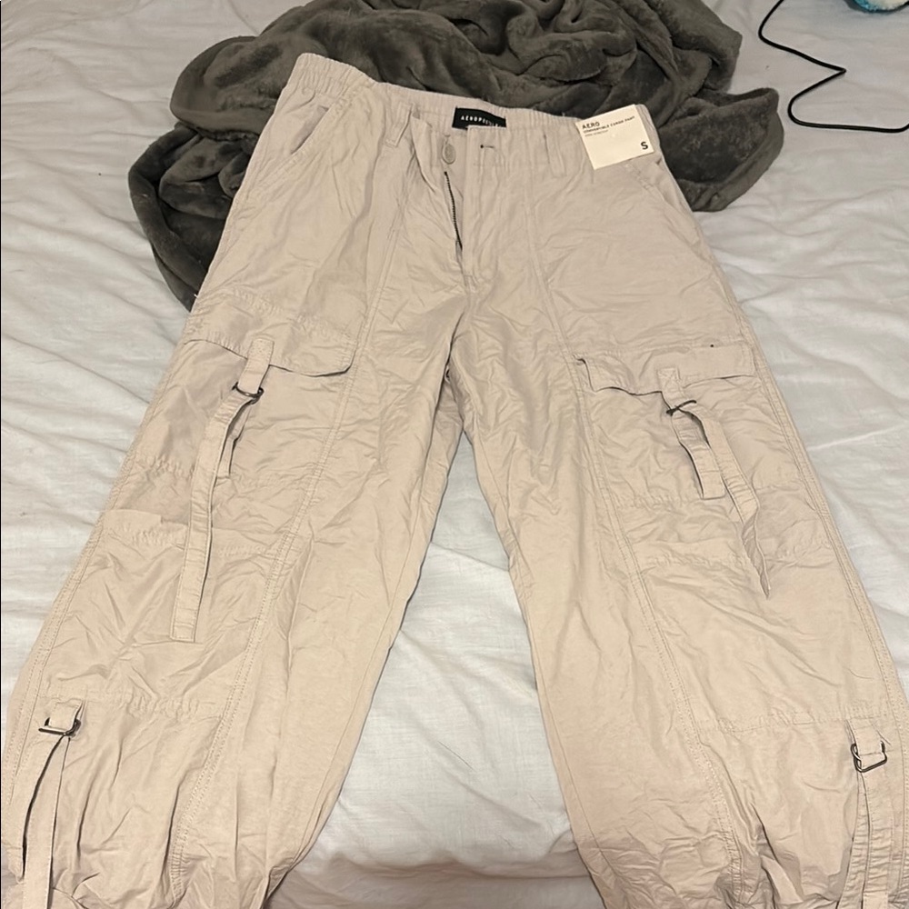Aeropostale Tan Pantsuit Relaxed Fit